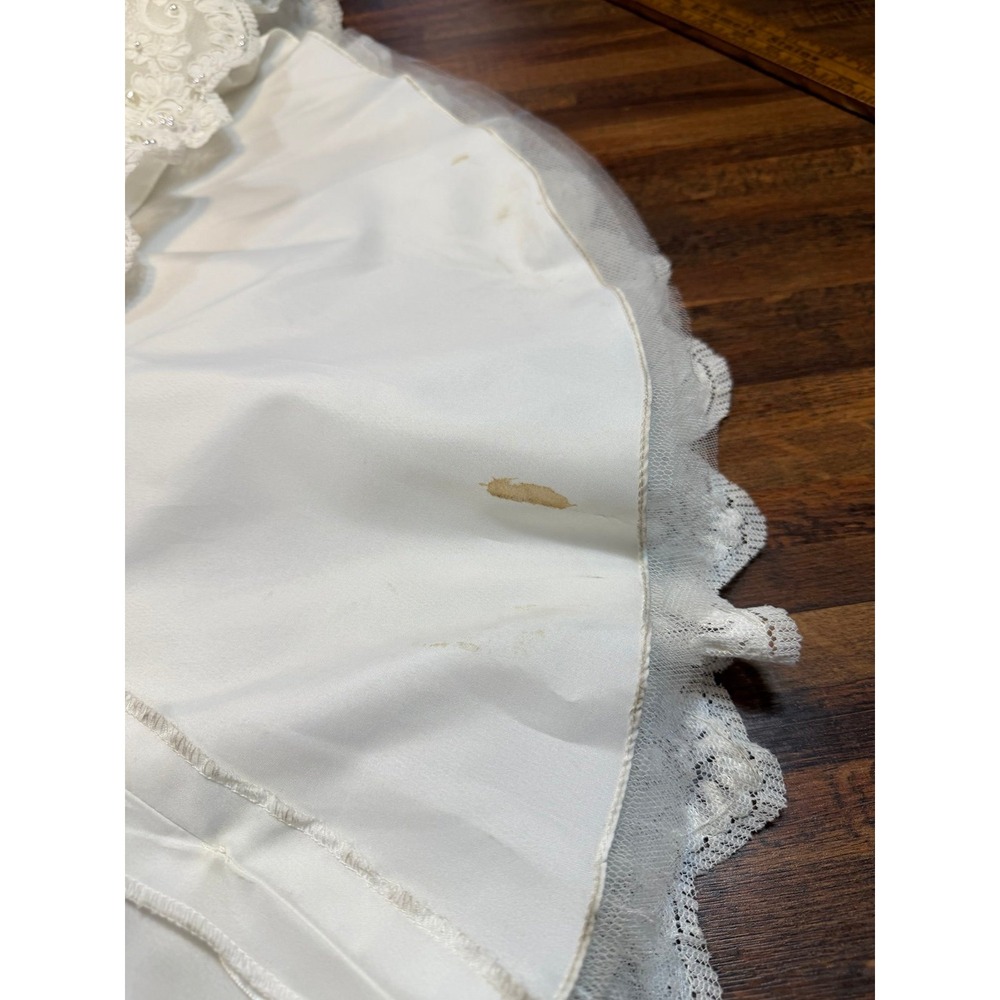 Michelangelo stunning flower girl dress Size 3. Ivory. David's Bridal - Picture 12 of 12